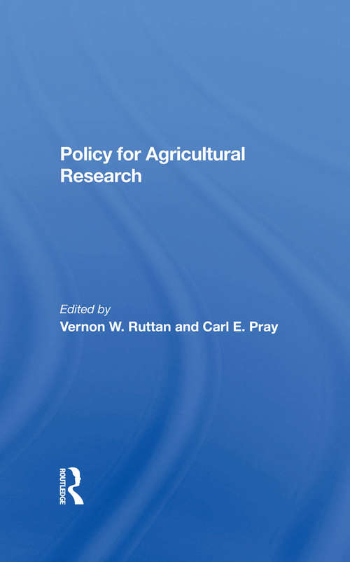 Policy For Agricultural Research