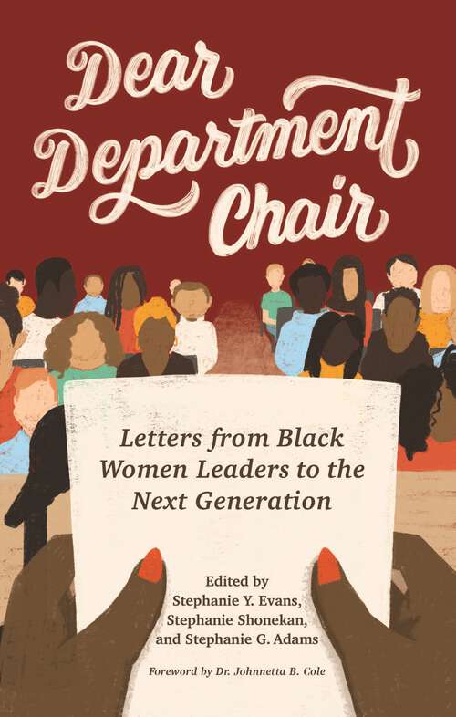 Book cover of Dear Department Chair: Letters from Black Women Leaders to the Next Generation
