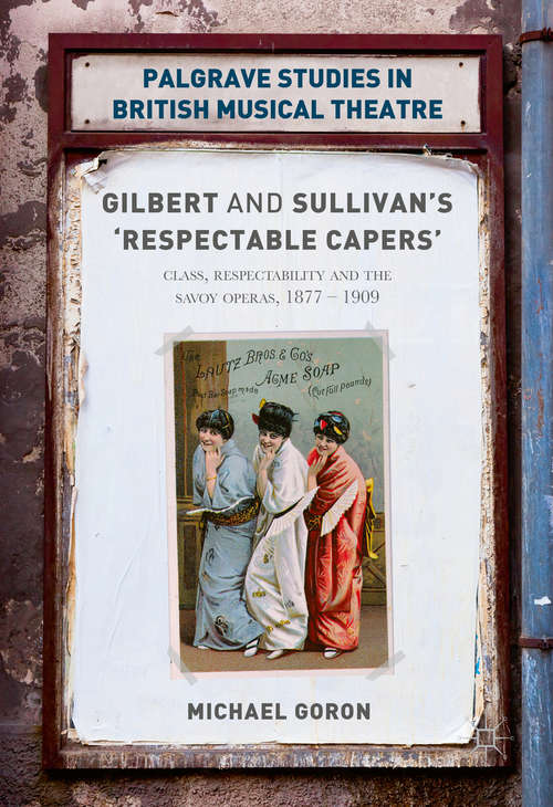 Book cover of Gilbert and Sullivan's 'Respectable Capers'