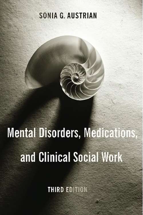 Book cover of Mental Disorders, Medications, and Clinical Social Work, third edition