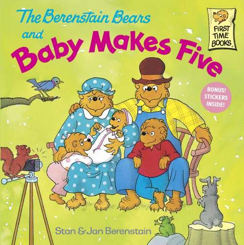 Book cover of The Berenstain Bears and Baby Makes Five