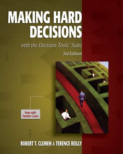 Book cover of Making Hard Decisions with Decision Tools (Third Edition)