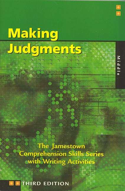 Book cover of Making Judgments (Third Edition) (Jamestown Comprehension Skills)
