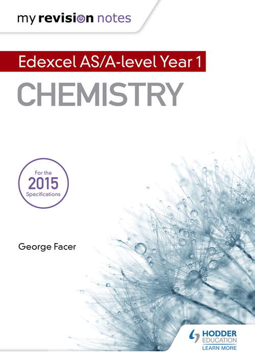 Book cover of My Revision Notes: Edexcel AS Chemistry