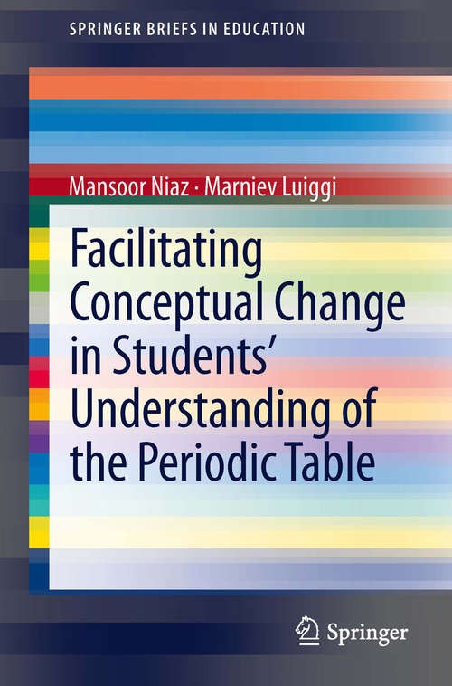 Book cover of Facilitating Conceptual Change in Students’ Understanding of the Periodic Table