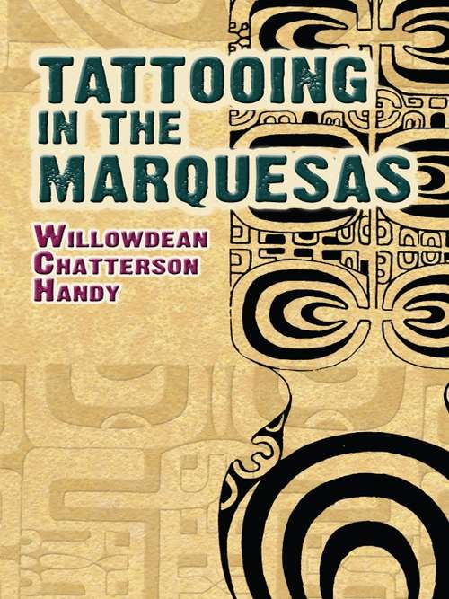 Book cover of Tattooing in the Marquesas
