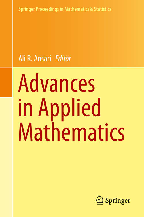 Book cover of Advances in Applied Mathematics