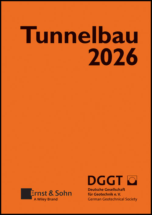 Book cover of Taschenbuch für den Tunnelbau 2026 (Taschenbuch Tunnelbau)