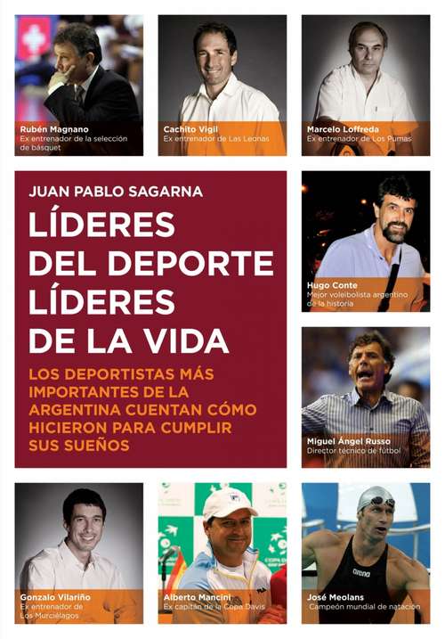 Book cover of Líderes del deporte