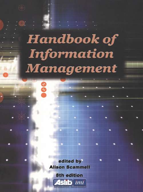 Handbook of Information Management