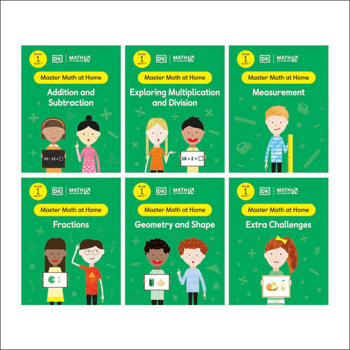 Book cover of Math - No Problem! Collection of 6 Workbooks, Grade 1 Ages 6-7 (Master Math at Home)