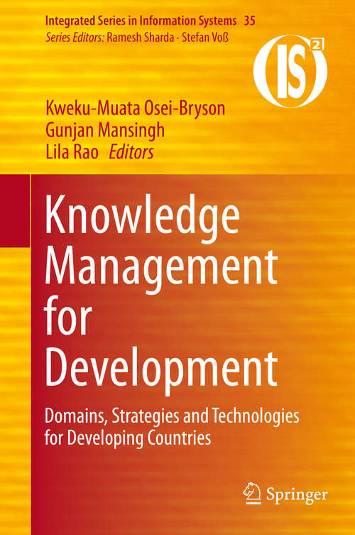 Book cover of Knowledge Management for Development