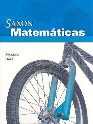 Book cover of Saxon Matemáticas, Intermedias 3, Libro del estudiante