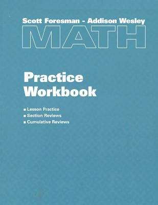Book cover of Math Practice Workbook Grade 6