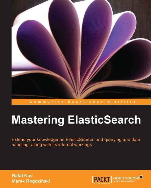 Book cover of Mastering ElasticSearch