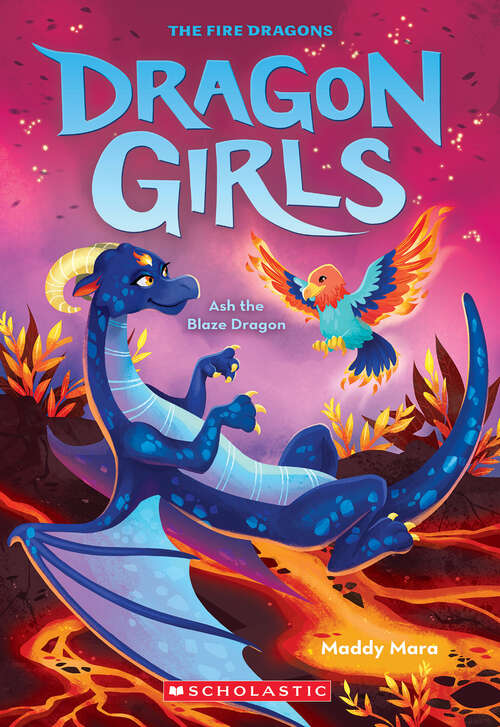 Book cover of Ash the Blaze Dragon (Dragon Girls)
