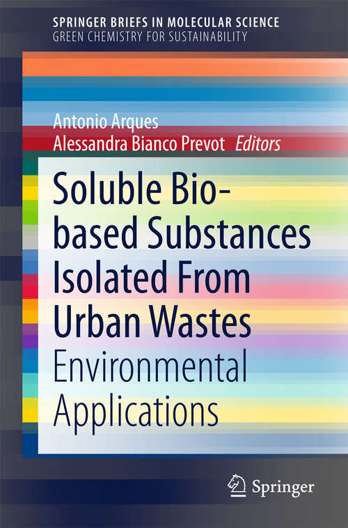 Book cover of Soluble Bio-based Substances Isolated From Urban Wastes