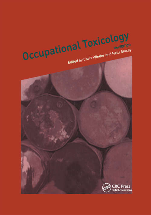 Book cover of Occupational Toxicology (2)