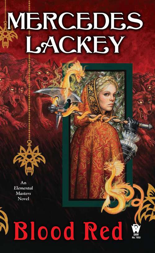 Book cover of Blood Red (Elemental Masters #9)