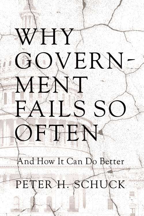 Book cover of Why Government Fails So Often