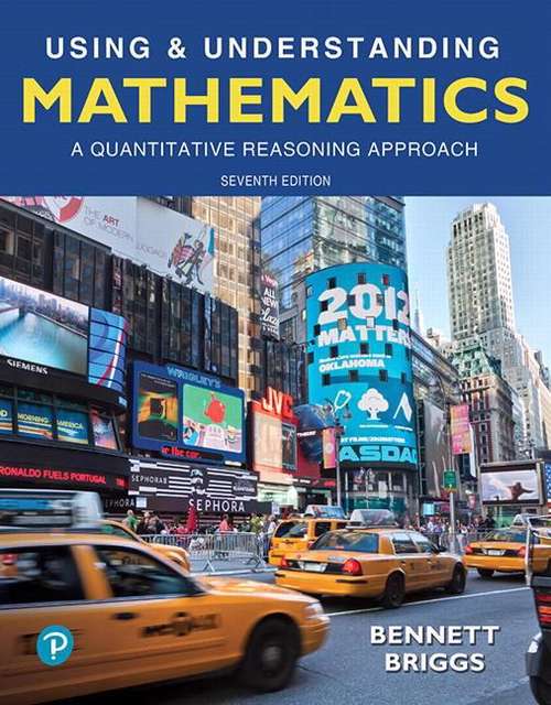 Using And Understanding Mathematics: A Quantitative Reasoning Approach