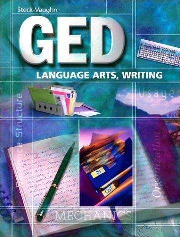 Book cover of GED: Language Arts, Writing