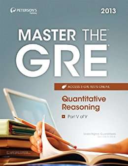 Book cover of Master the GRE 2013: Quantitative Reasoning: Part V of V