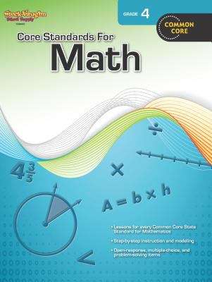 Book cover of Core Standards For Math, Grade 4 (Steck-vaughn School Supply Ser.)
