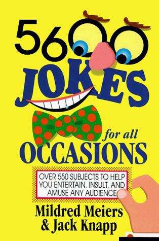 Book cover of 5600 Jokes for All Occasions