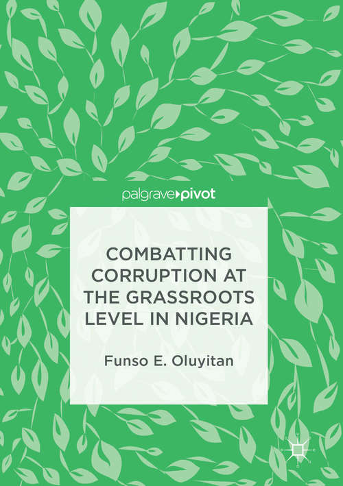 Book cover of Combatting Corruption at the Grassroots Level in Nigeria
