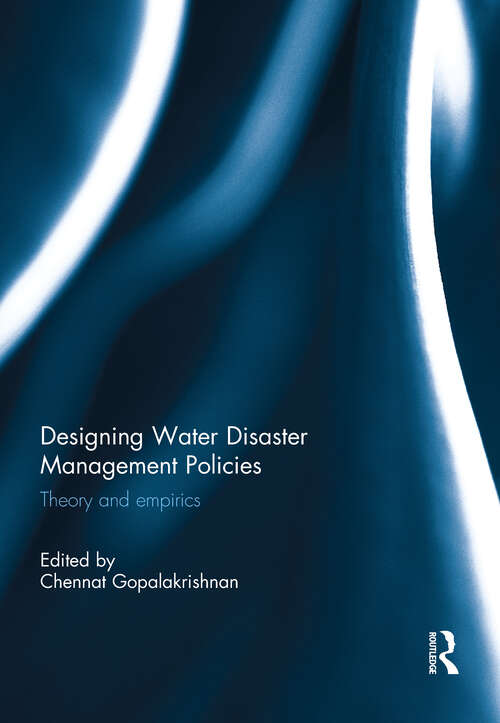 Book cover of Designing Water Disaster Management Policies: Theory and Empirics