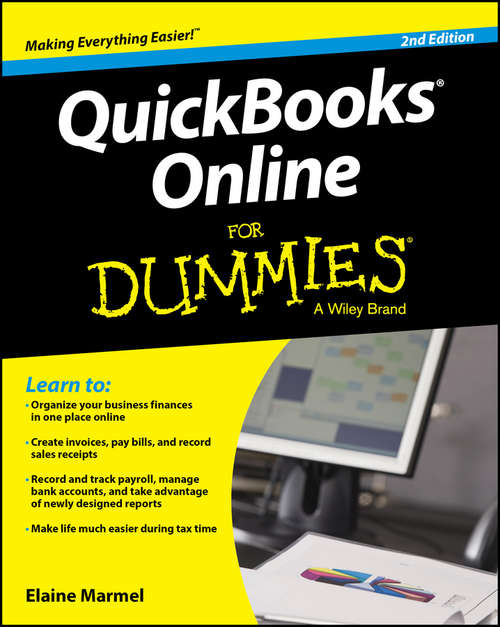 Book cover of QuickBooks Online For Dummies