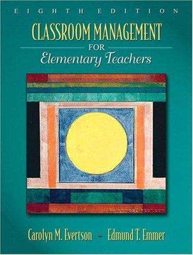 Book cover of Classroom Management for Elementary Teachers