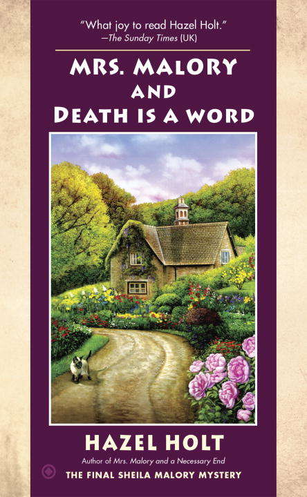 Book cover of Mrs. Malory and Death Is a Word