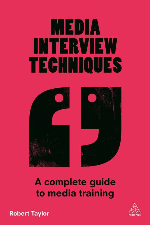 Book cover of Media Interview Techniques