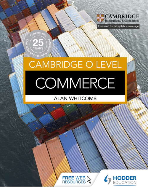 Book cover of Cambridge O Level Commerce