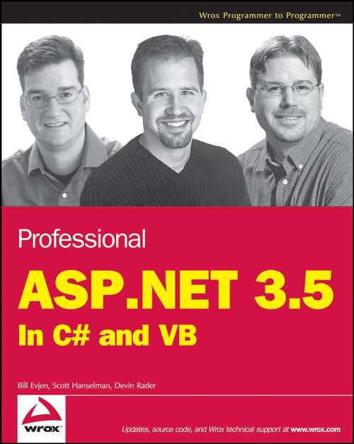 Book cover of Professional ASP.NET 3.5