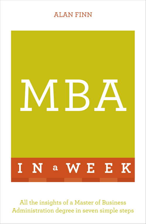 Book cover of MBA In A Week