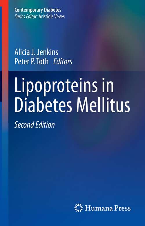 Book cover of Lipoproteins in Diabetes Mellitus (2nd ed. 2023) (Contemporary Diabetes)