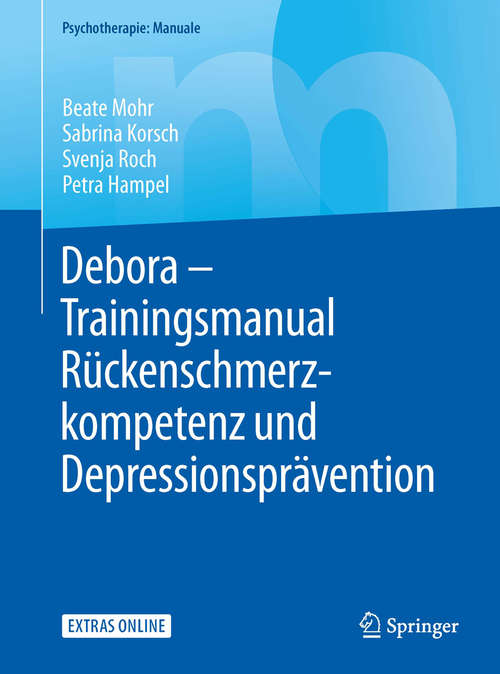 Debora – Trainingsmanual Rückenschmerzkompetenz und Depressionsprävention