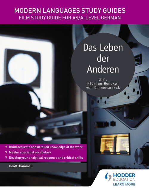 Book cover of Modern Languages Study Guides: Film Study Guide for AS/A-level German