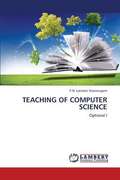 Teaching Of Computer Science