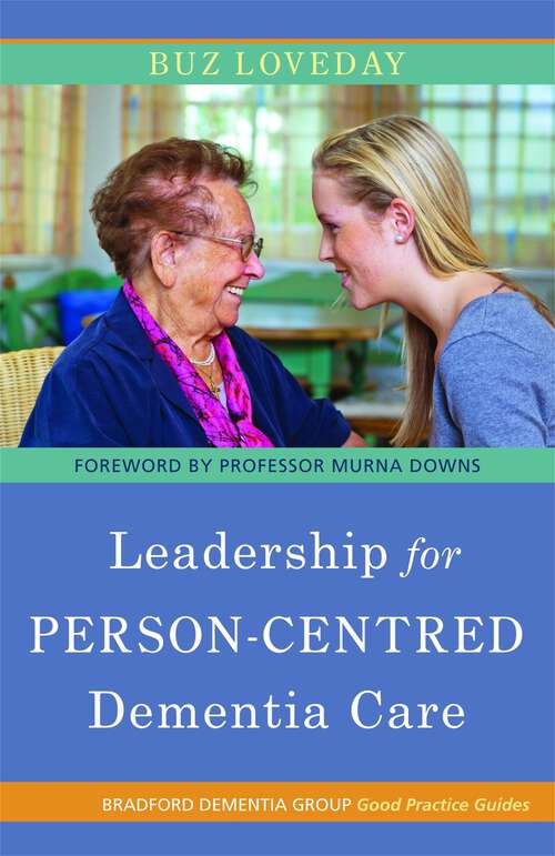 Book cover of Leadership for Person-Centred Dementia Care