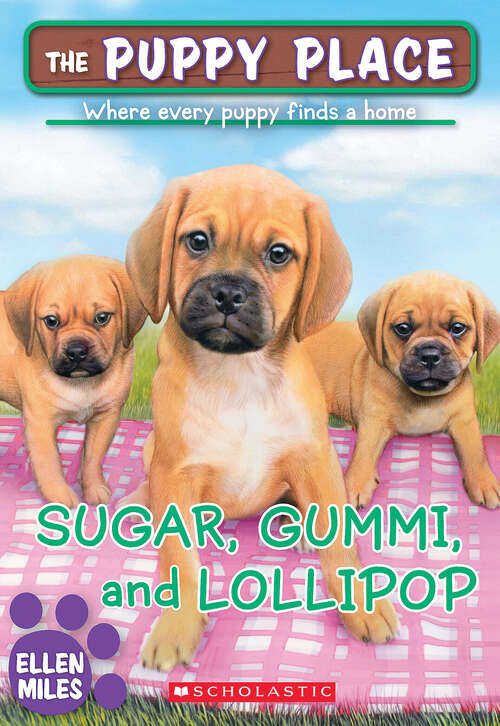 Book cover of Sugar, Gummi and Lollipop (The Puppy Place #40)