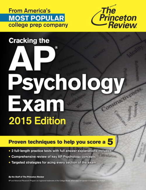 Book cover of Cracking the AP Psychology Exam, 2015 Edition