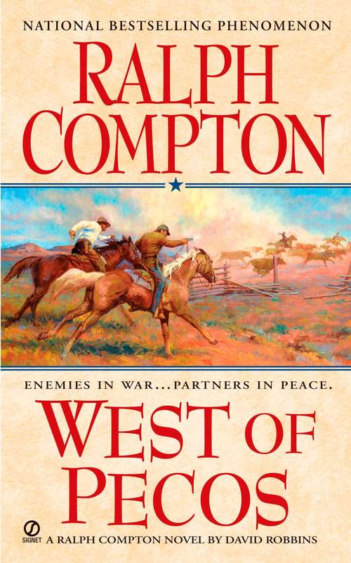 Book cover of Ralph Compton West of Pecos: A Sundown Rider's Novel