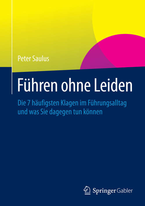Book cover of Führen ohne Leiden