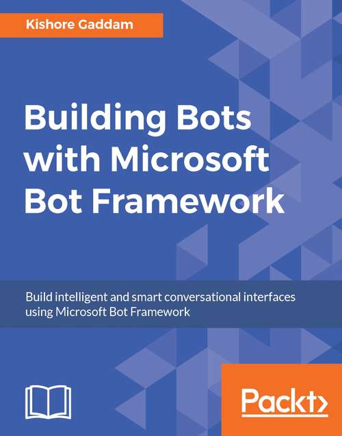 Book cover of Building Bots with Microsoft Bot Framework