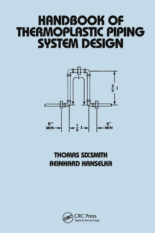 Book cover of Handbook of Thermoplastic Piping System Design (Mechanical Engineering)