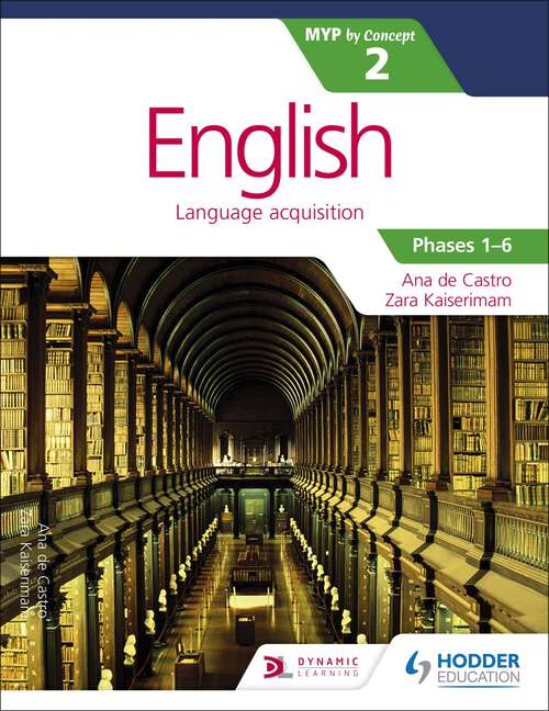 Book cover of English for the IB MYP 2